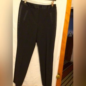 ZARA basic pants with satin accent SZ M